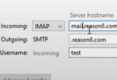Configuring incoming mail server